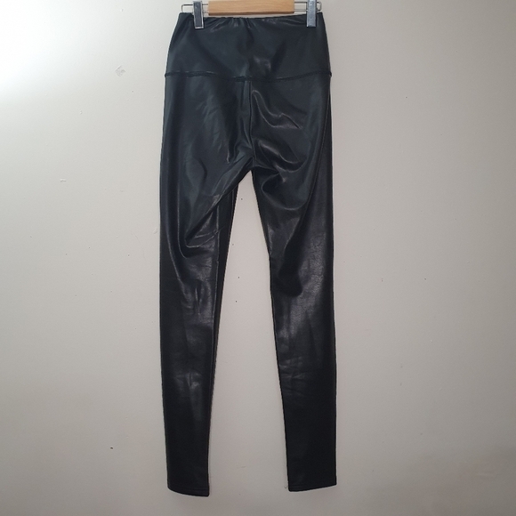 Priv Astrid Vegan Leather High Rise Black Legging Size S - Picture 5 of 10